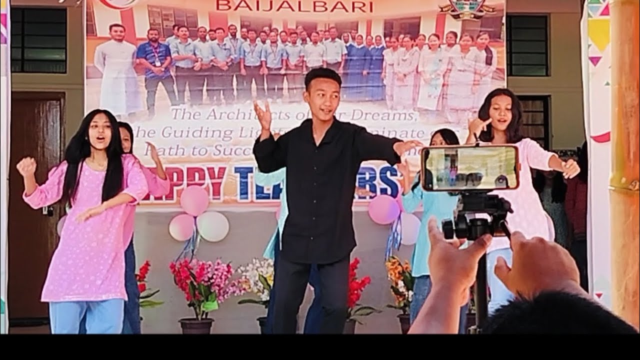 Hindi Kokborok remix cover dance by Aipram| Don Bosco school Baijalbari #teachersday