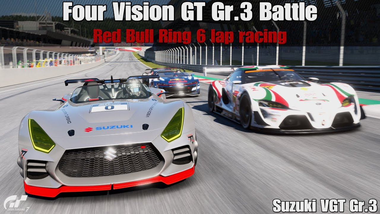 Gran Turismo 7 | Four Vision GT GR.3 Battle - Suzuki VGT Gr.3 Vs 3 VGT Gr.3 Red Bull Ring [4K PS5]