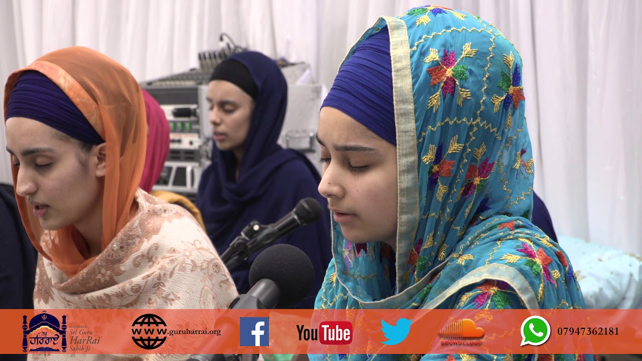 4K | DAY 17 | Simran Jaap 2018 | Bibi Tarandeep Kaur & Jatha | Gurdwara Guru Har Rai Sahib Ji