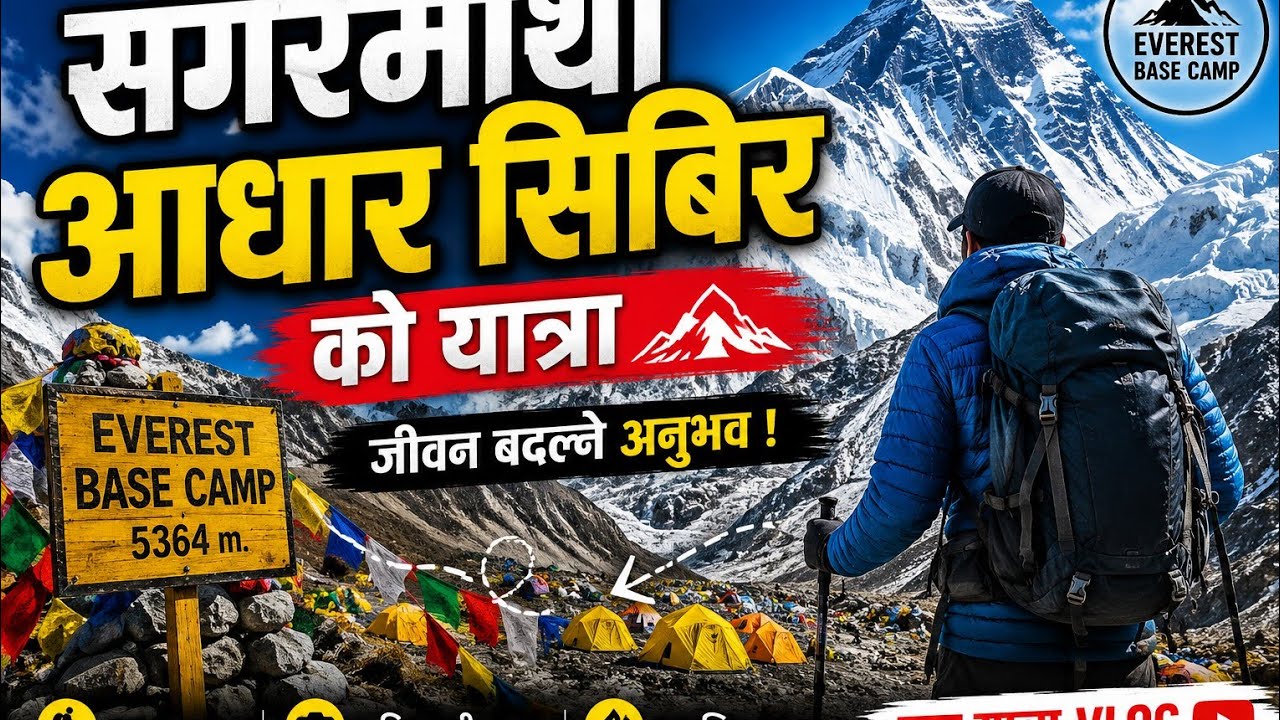 Amazing Trekking Towards Everest base camp सगरमाथा आधार सिबिरको यात्रा