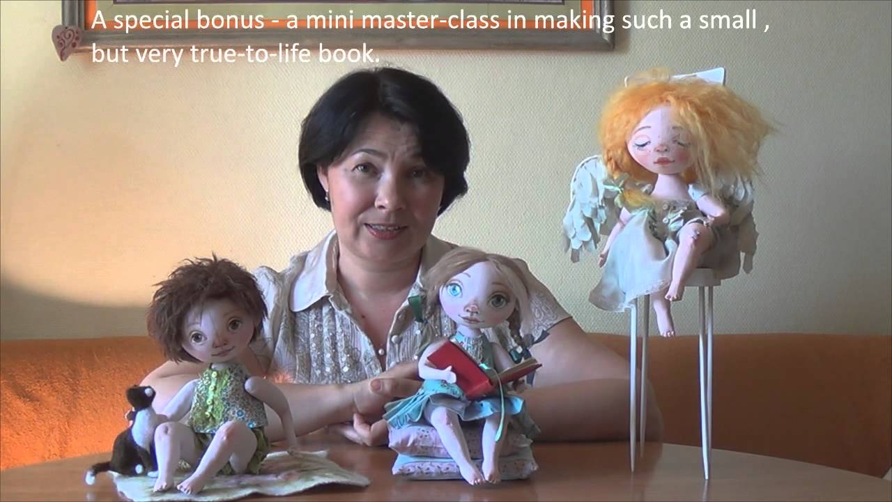 Video Tutorial: Cloth Doll step by step. Trailer.