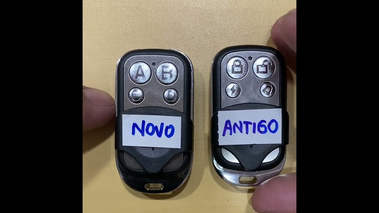 Como configurar controle remoto clonador 433MHZ - MODELO NOVO e ANTIGO - 01/04/2022