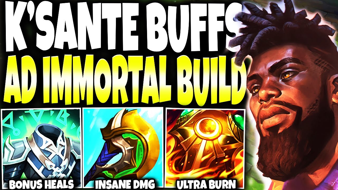 New K'Sante Buffs made him EVEN STRONGER with the AD IMMORTAL BUILD, 1v9 in the HARDEST GAME EVER 🔥
