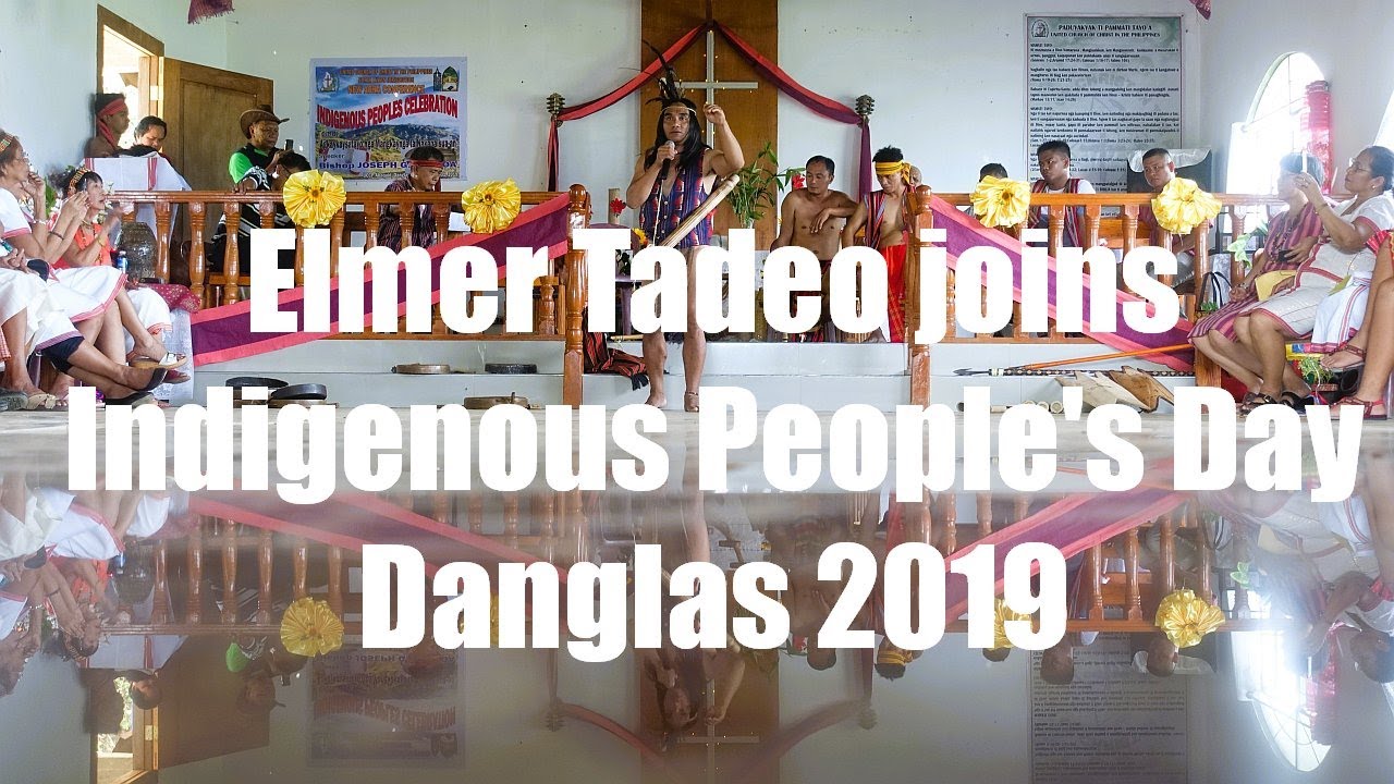 Elmer Tadeo at Indigenous People's Day, Danglas 2019
