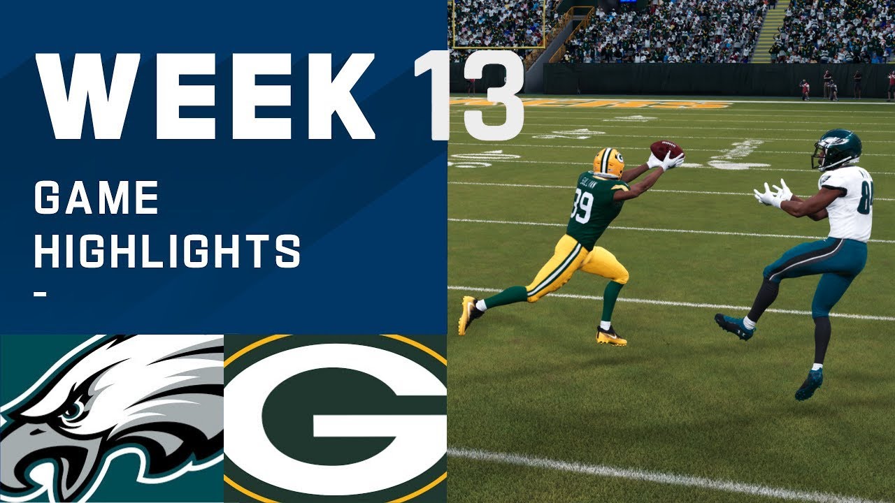 Eagles vs. Packers Week 13 | Madden 21 Simulation Highlights
