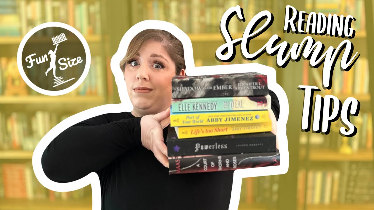 How to get out of a reading slump: 5 tips to get back to enjoying reading again(Reading Vlog Ep. 40)