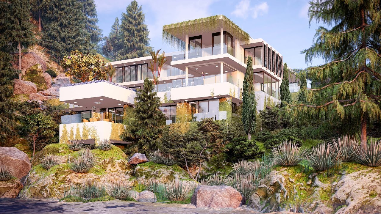 LUMION 8 RENDERING TUTORIALS #17 CUSTOM SCENE 2