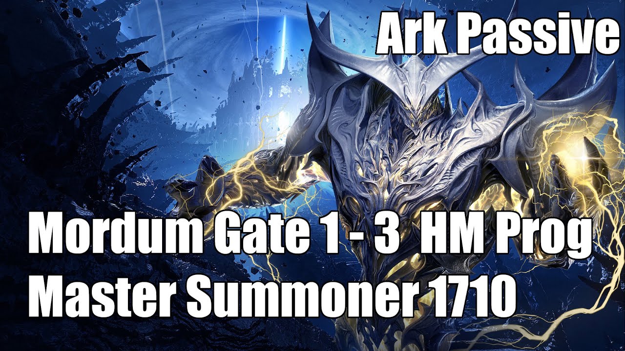 [Lost Ark] Master Summoner - Mordum Hard Mode Gate 1-3 Prog Clear  - 1710