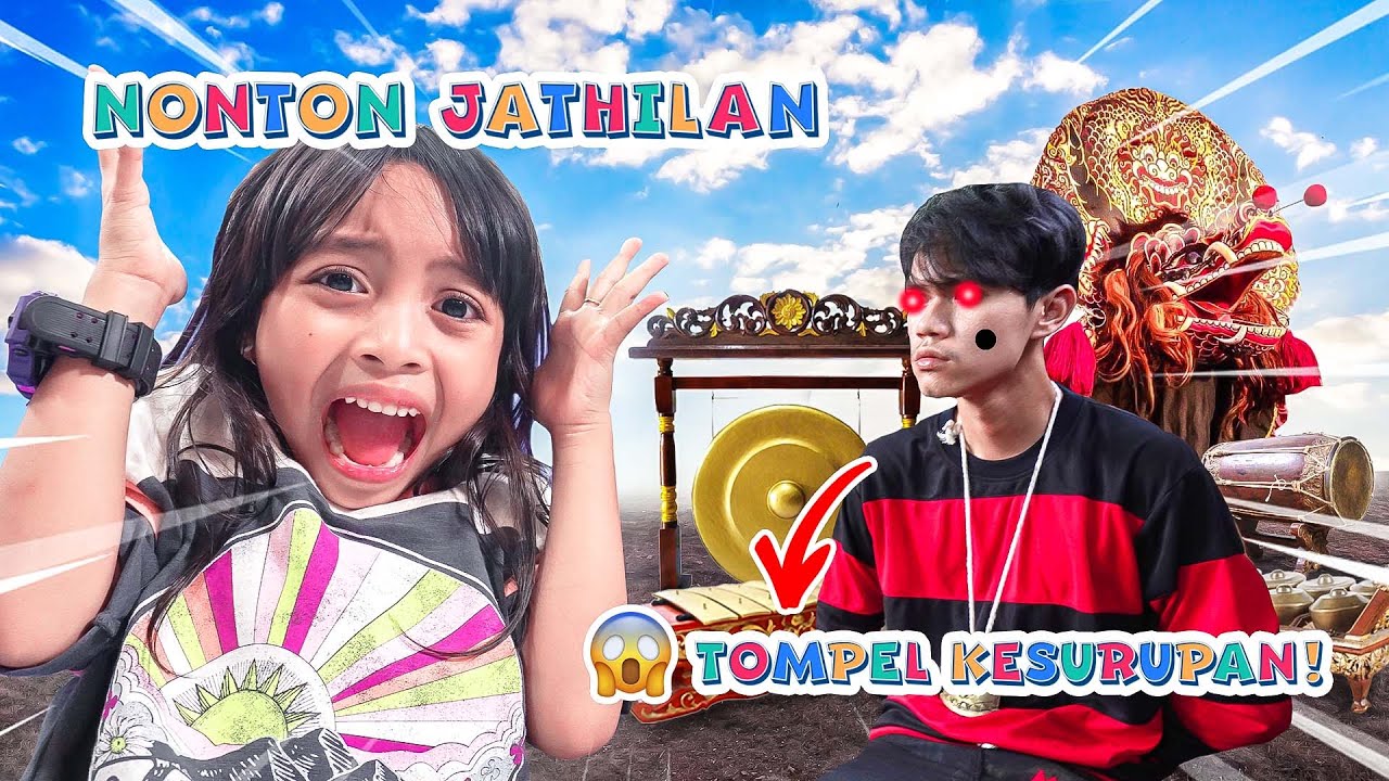 PERTAMA KALI LEIKA NONTON JATHILAN TOMPEL KESURUPAN 😭 KOMPILASI VLOG 1 JAM LEIKA DIKEJAR BARONGAN