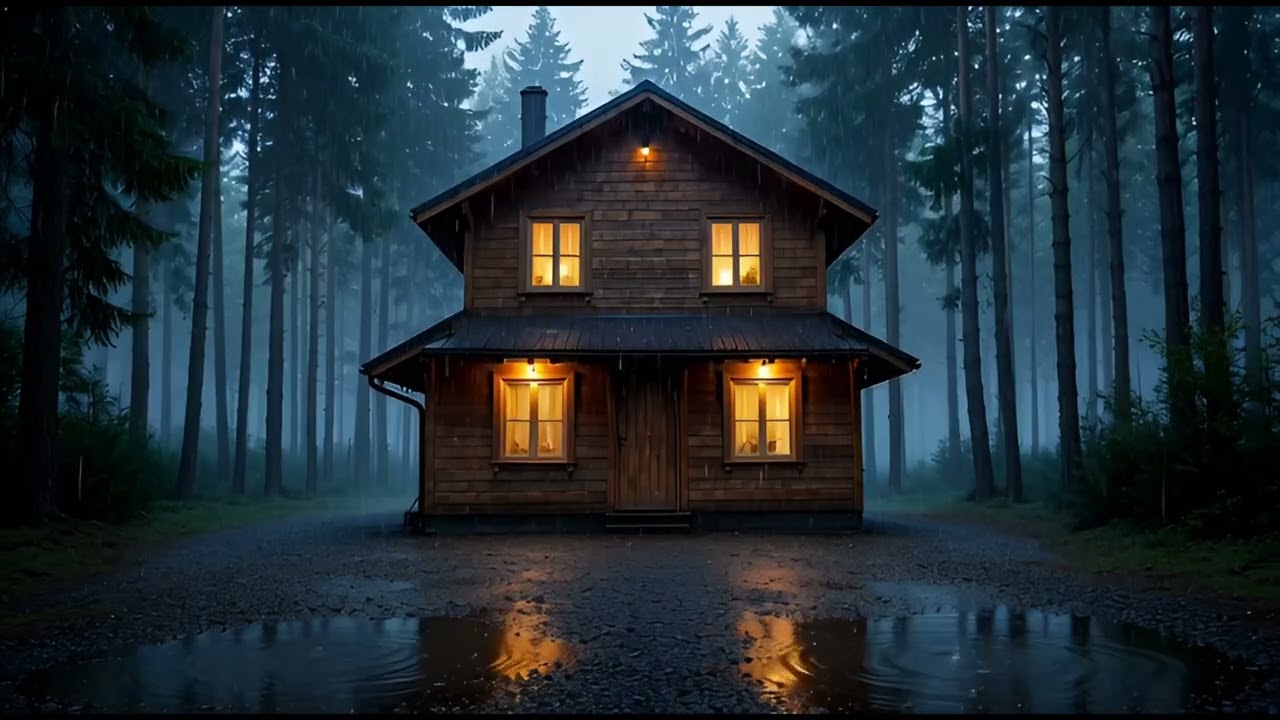 Natural Rain Sounds for Deep Sleep & Soothing Forest Rain Ambience