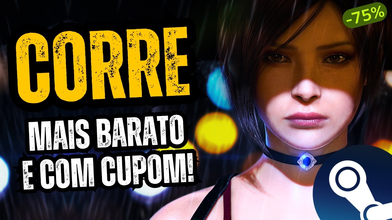 EITA! 3 jogos DE GRA&Ccedil;A para resgate no PC, PROMO&Ccedil;&Atilde;O CAPCOM com CUPOM e jogos baratos na Steam!