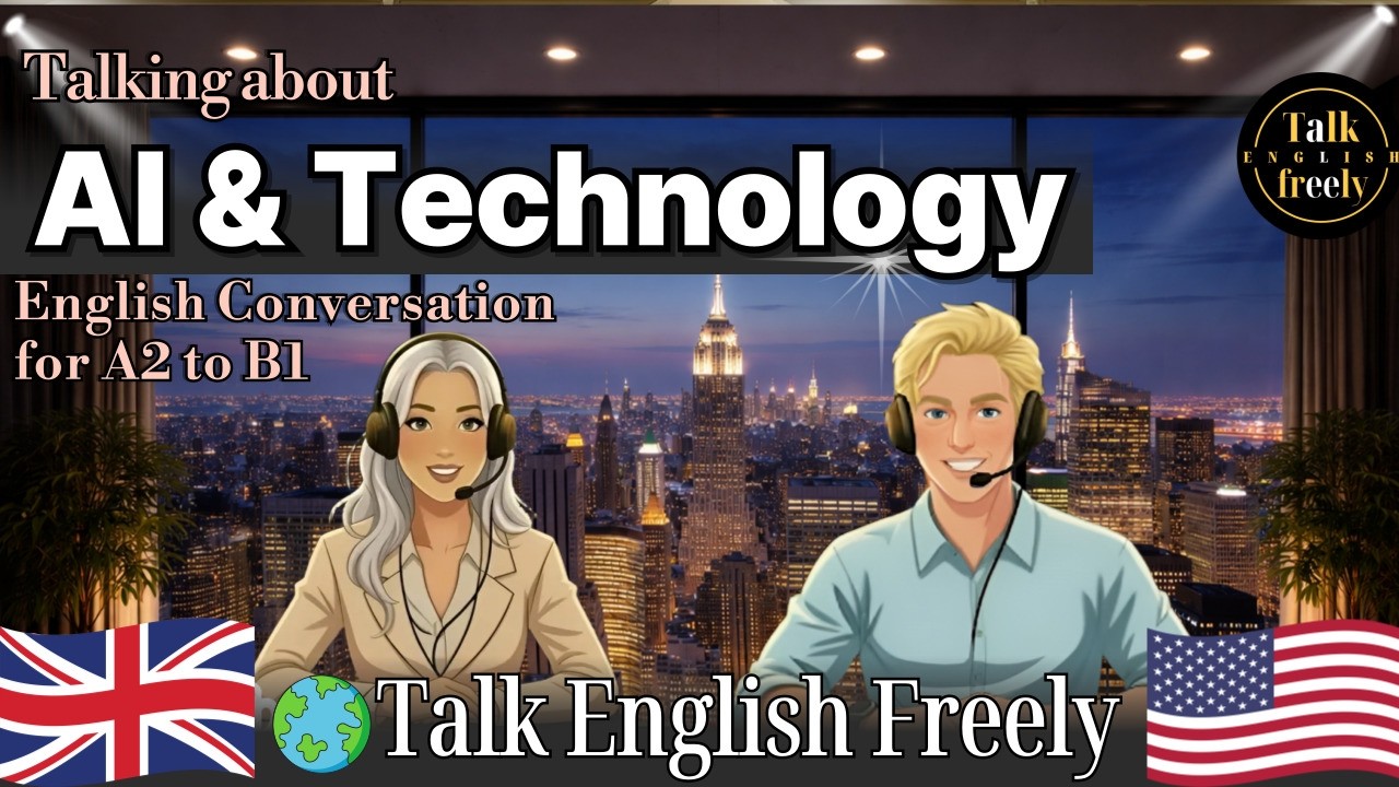 AI & Technology [A2 to B1 Level] | English Conversation | English Speaking Practice