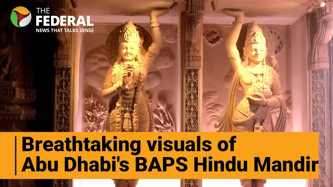 Watch: First traditional Hindu stone temple in UAE| BAPS Hindu Mandir | The Federal