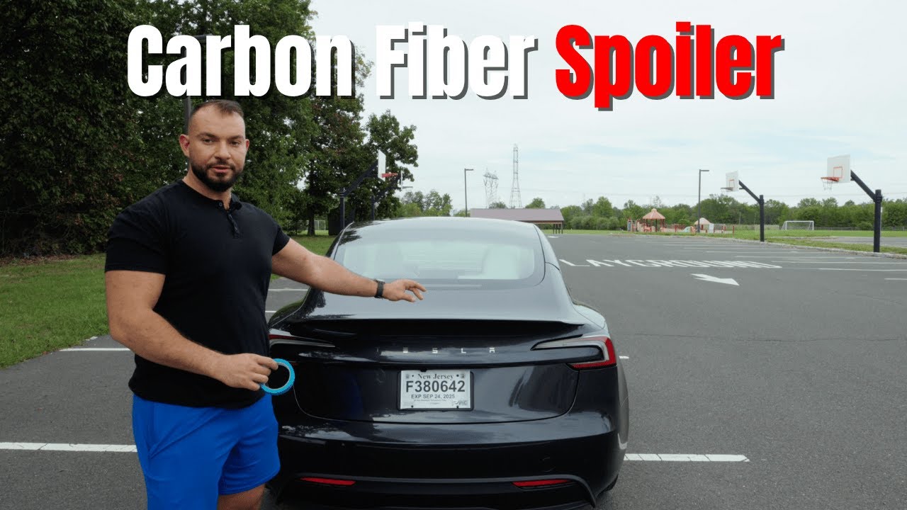 Преобразите свой Model 3 Highland 2025 года! Установка карбонового спойлера