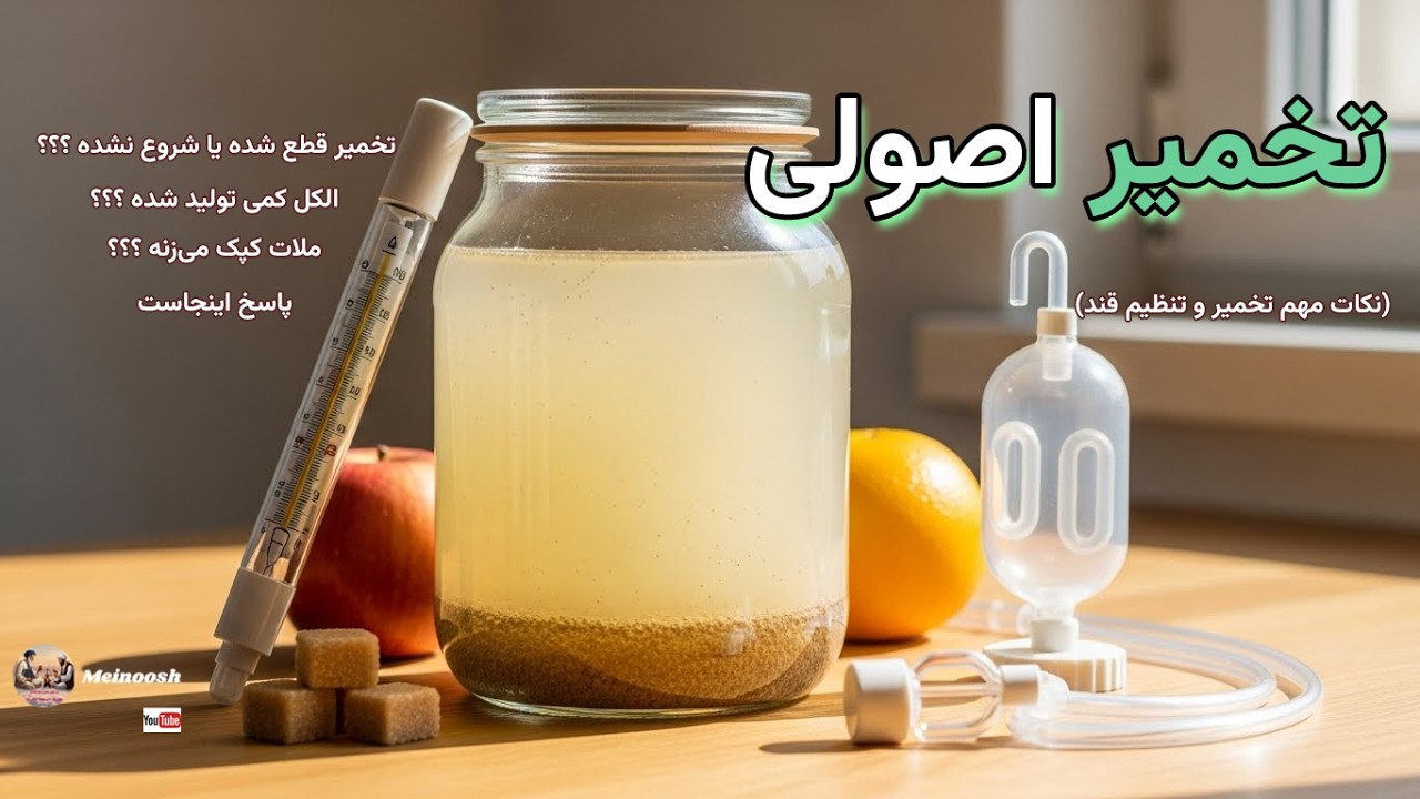 🔥 ۶ دلیل اصلی توقف تخمیر | چطور الکل بیشتری تولید کنیم؟