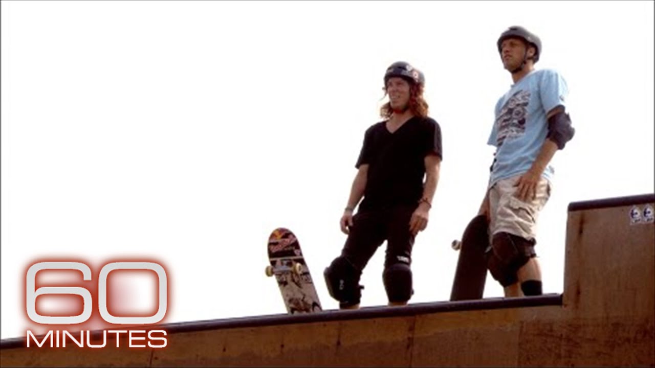 Shaun White, Tony Hawk and a 60 Minutes skateboard trick