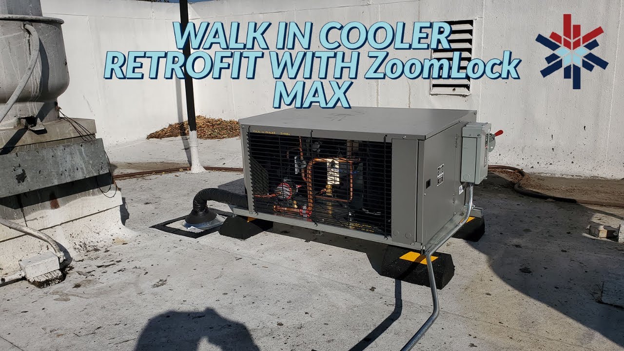 WALK IN COOLER RETROFIT WITH ZoomLock MAX