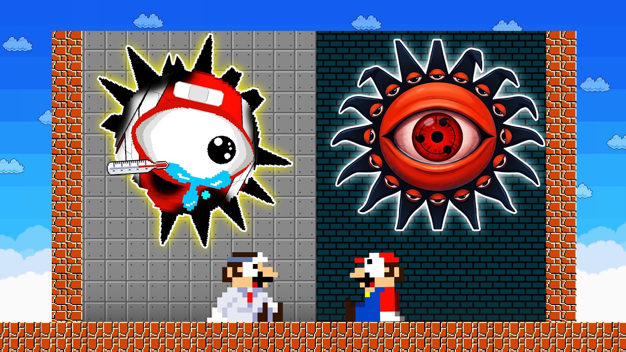 Mario vs Suika | Mr.Sun PHASE 5 but DAMAGE SWAPPED (Sprunki Compliation)