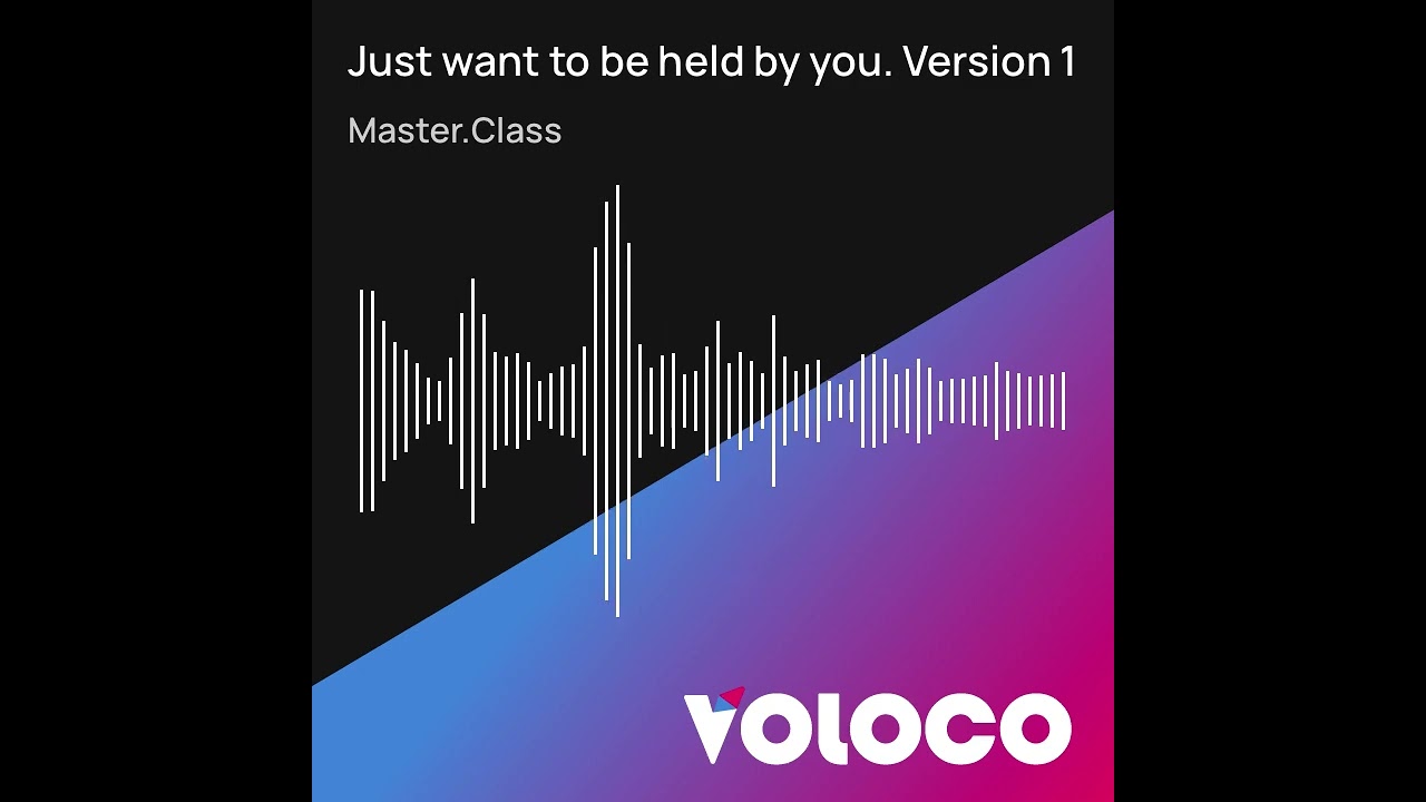 It’s called I need you to hold me. I wrote it. AI performed it..