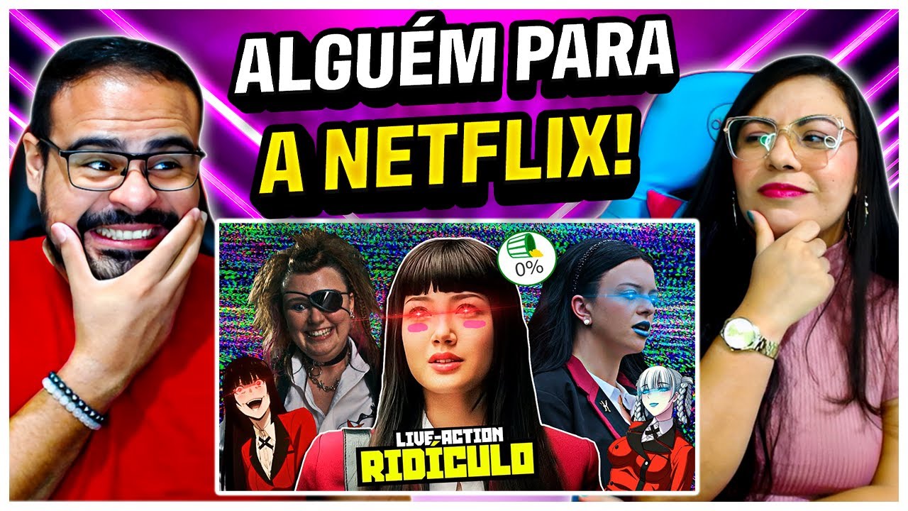 REACT VIAJANTE GALÁCTICO | O novo LIVE-ACTION de KAKEGURUI da NETFLIX é um LIXO 💀🤡