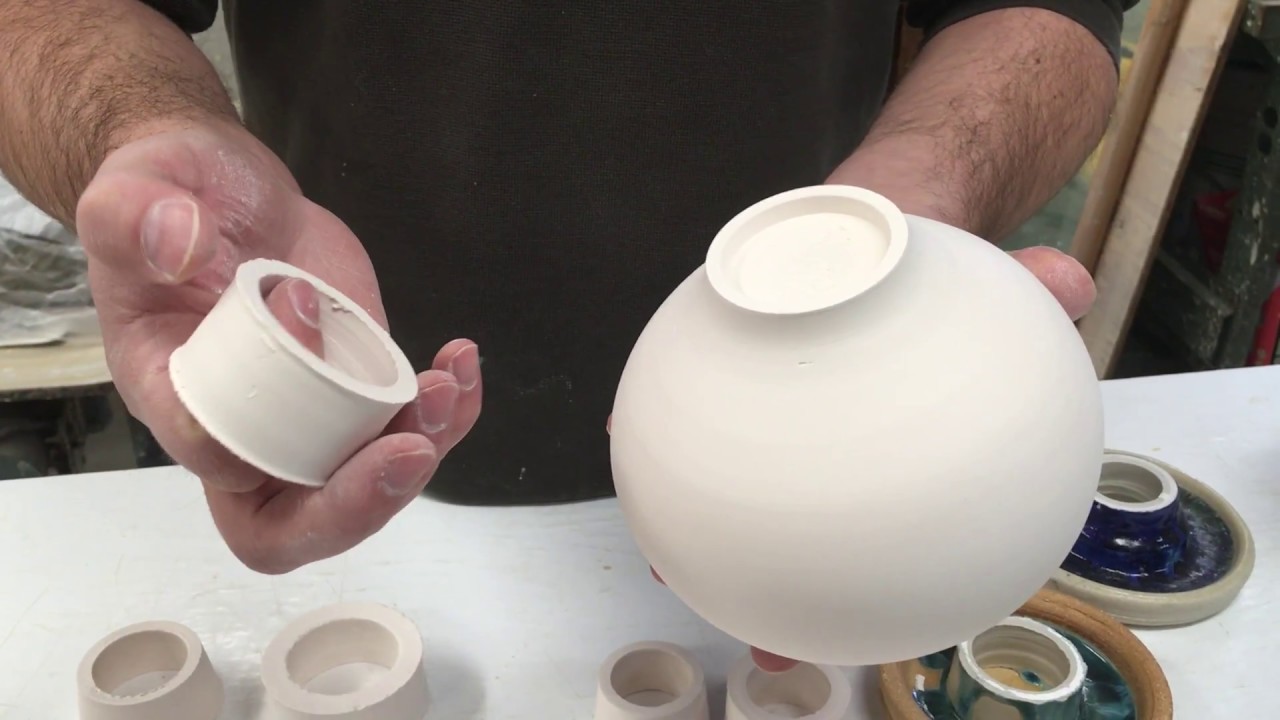 Crystalline Pottery - How to prepare a piece for glazing by Adam MacMillan