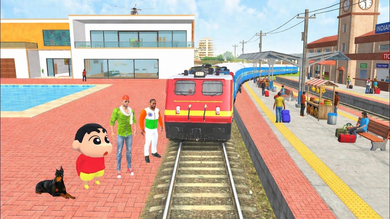 💥Jack Build New Railway Station In His House In Indian Theft Auto Simulator 🎯