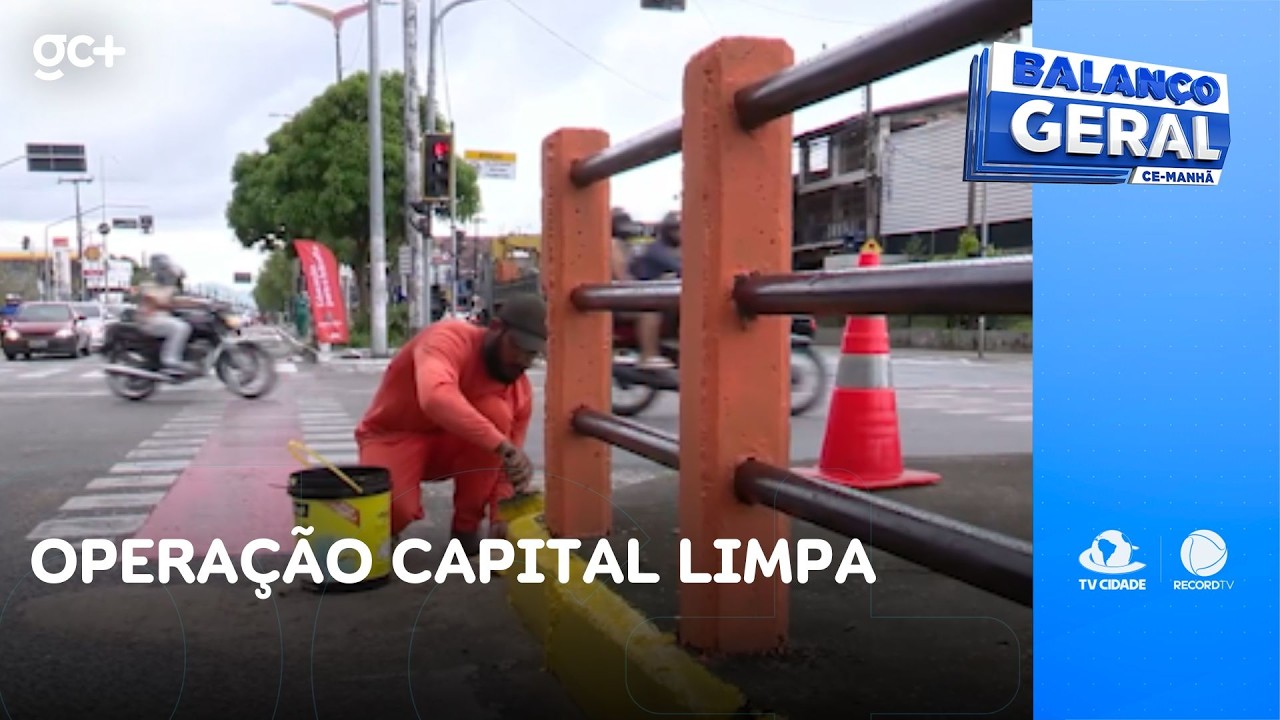 Prefeitura apresenta balanço dos primeiros dias da Operação Capital Limpa | Balanço Geral CE Manhã