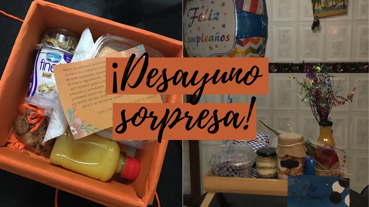 DESAYUNO SORPRESA EN CUARENTENA. MAFA♡