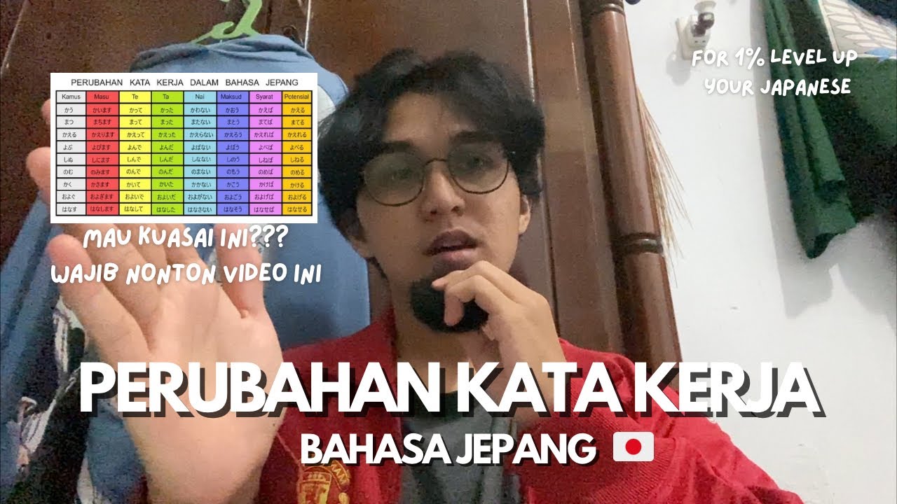 Cara Mudah Memahami Perubahan Kata Kerja Bahasa Jepang Dasar | WAJIB KALIAN KUASAI !!!