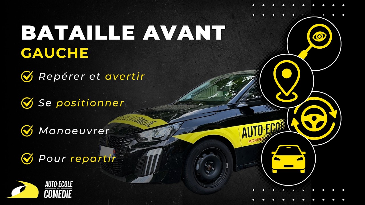Peugeot 208 - Bataille avant gauche