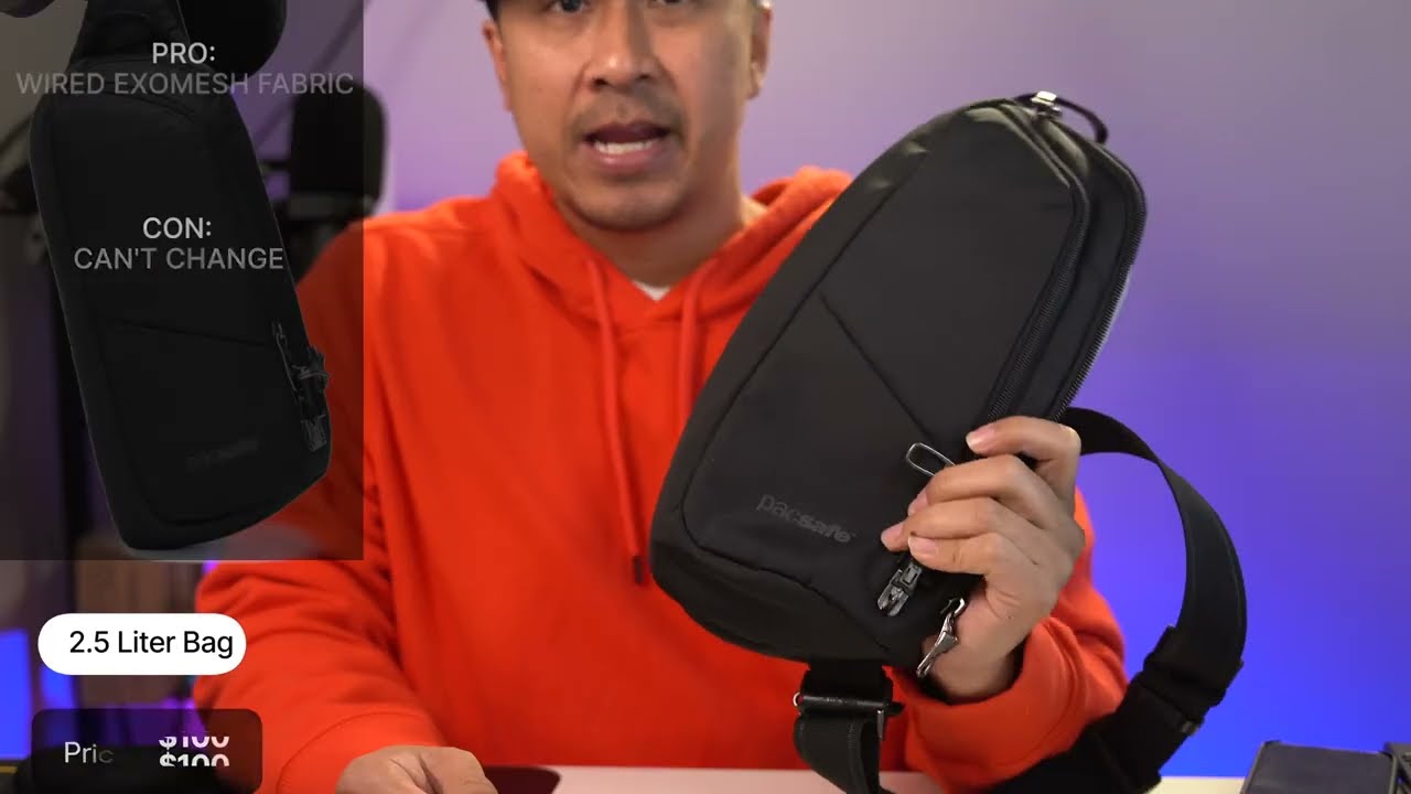 Pacsafe Vibe 150 sling bag review - is it worth it? 