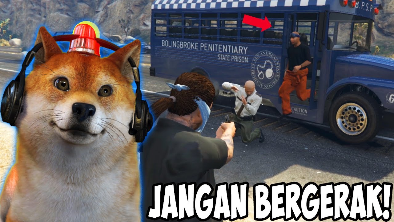 Obit Membantu Tahanan Kabur Dari Penjara!!! - GTA 5 Mod Indonesia #23