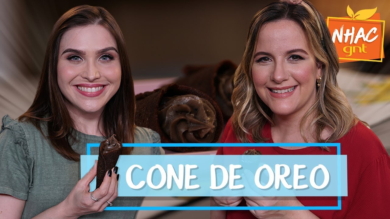 CONE TRUFADO DE OREO | Lu Ferreira e Fabíola Gouveia | Delícia de Festa com Oreo