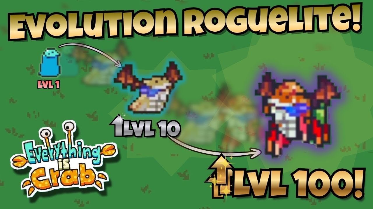 If Spore and Dark Souls had a roguelike Baby! - Everything is Crab! | #harbingeriv #roguelike