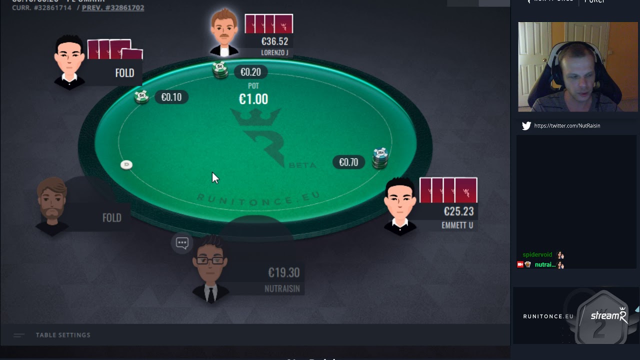 PLO 20 cash on Run It Once and MPN - Raided by Jnandez again!! - March 28th #1