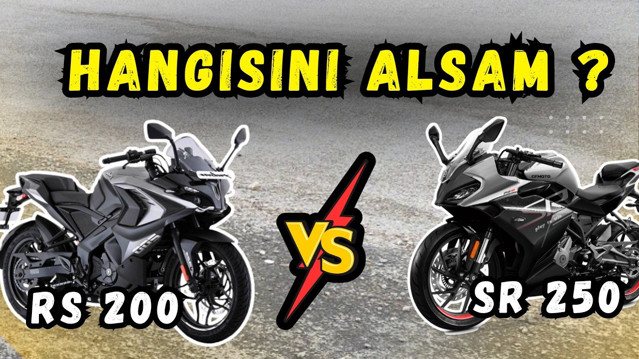 Bajaj Pulsar Rs200 mü Cf Moto 250 SR Mi ? Hangisini alsam ? Rs200 vs 250Sr