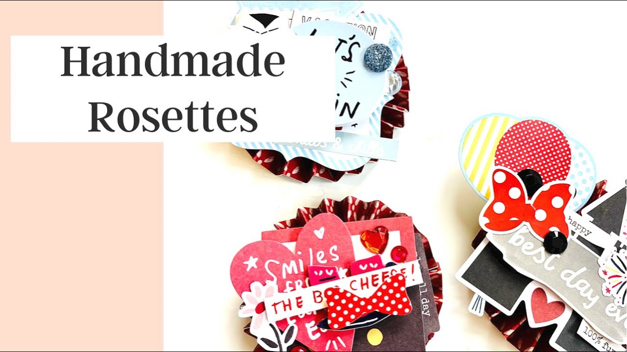 HANDMADE ROSETTES DISNEY THEMED!