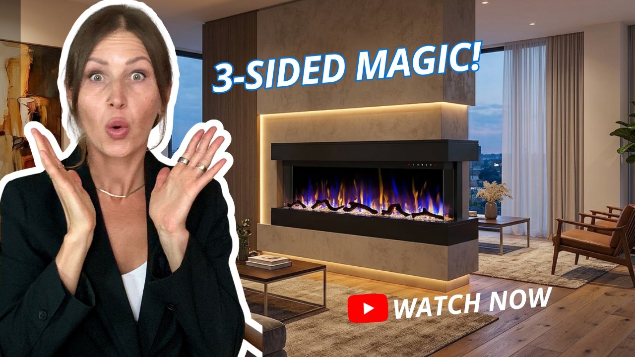 Touchstone Chesmont Electric Fireplace: A 3-Sided Magic!