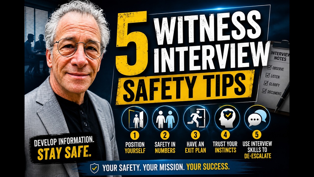 5 Witness Interview Safety Tips