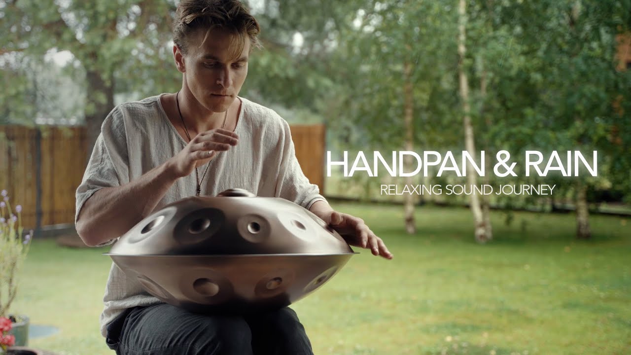 Handpan & Rain | Calming Meditation Music for Relaxation