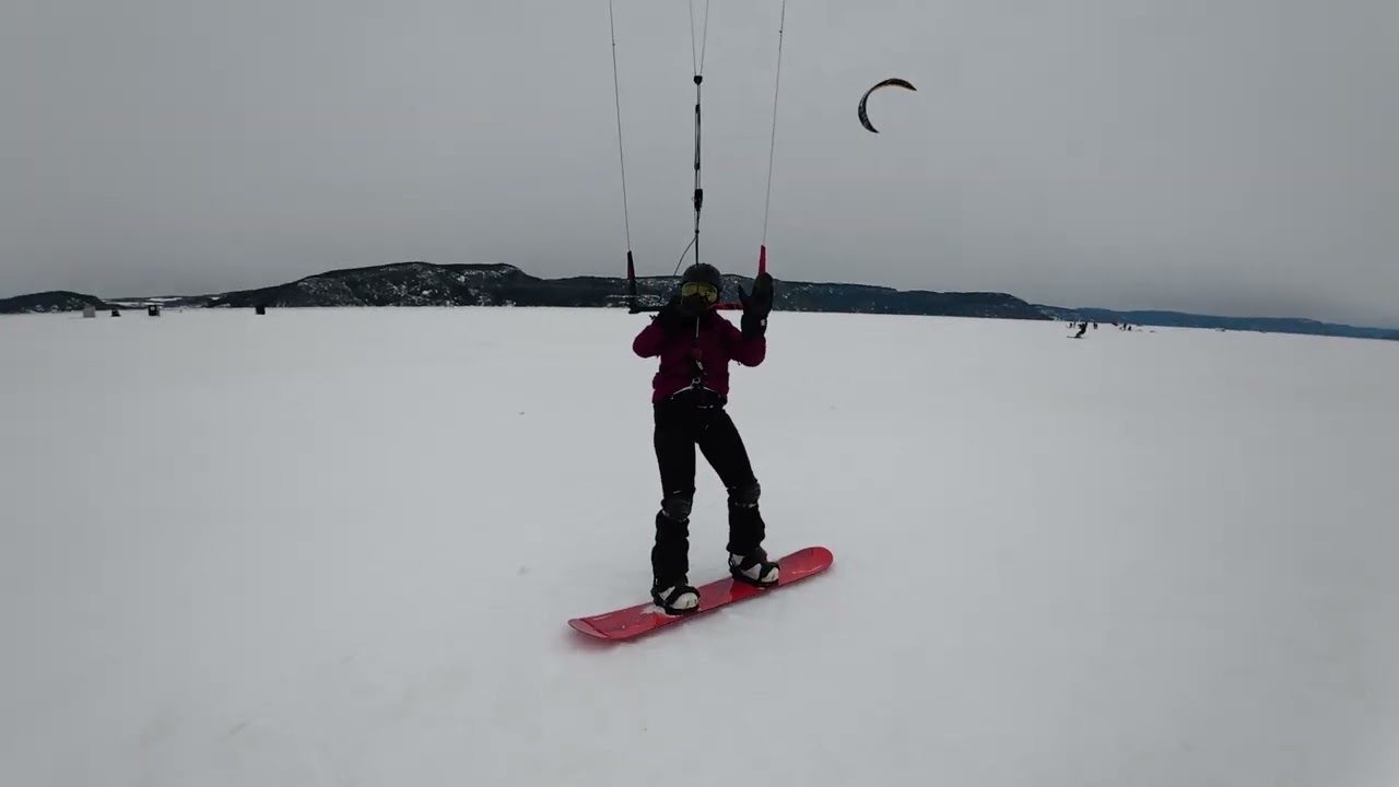 KiteSki 27 fev 2026 La Baie Lighwind Est Visite