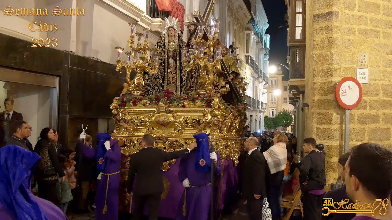 Semana Santa Cádiz 2023 Afligidos por calle Novena