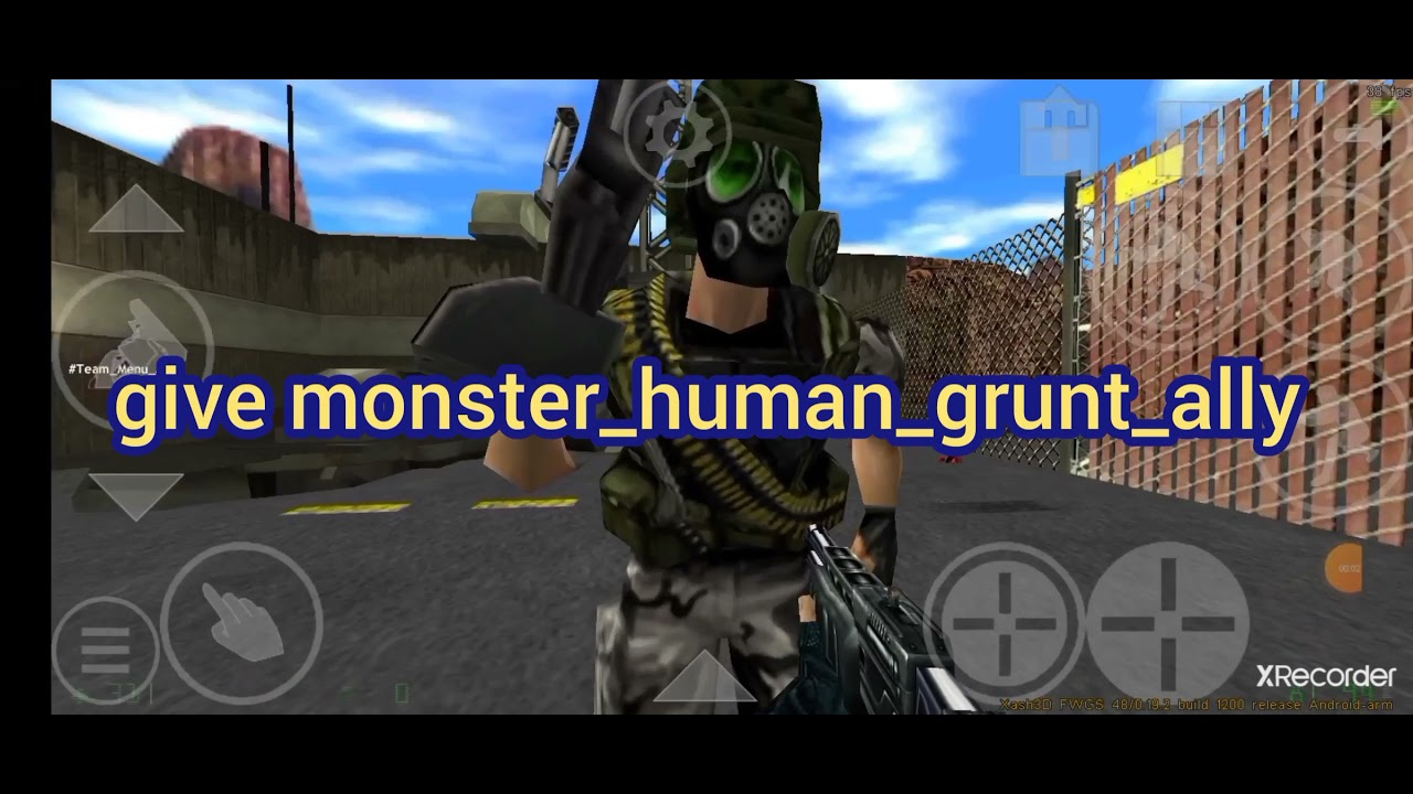 Все Читы на нпс в игре Half Life opposing force (android)