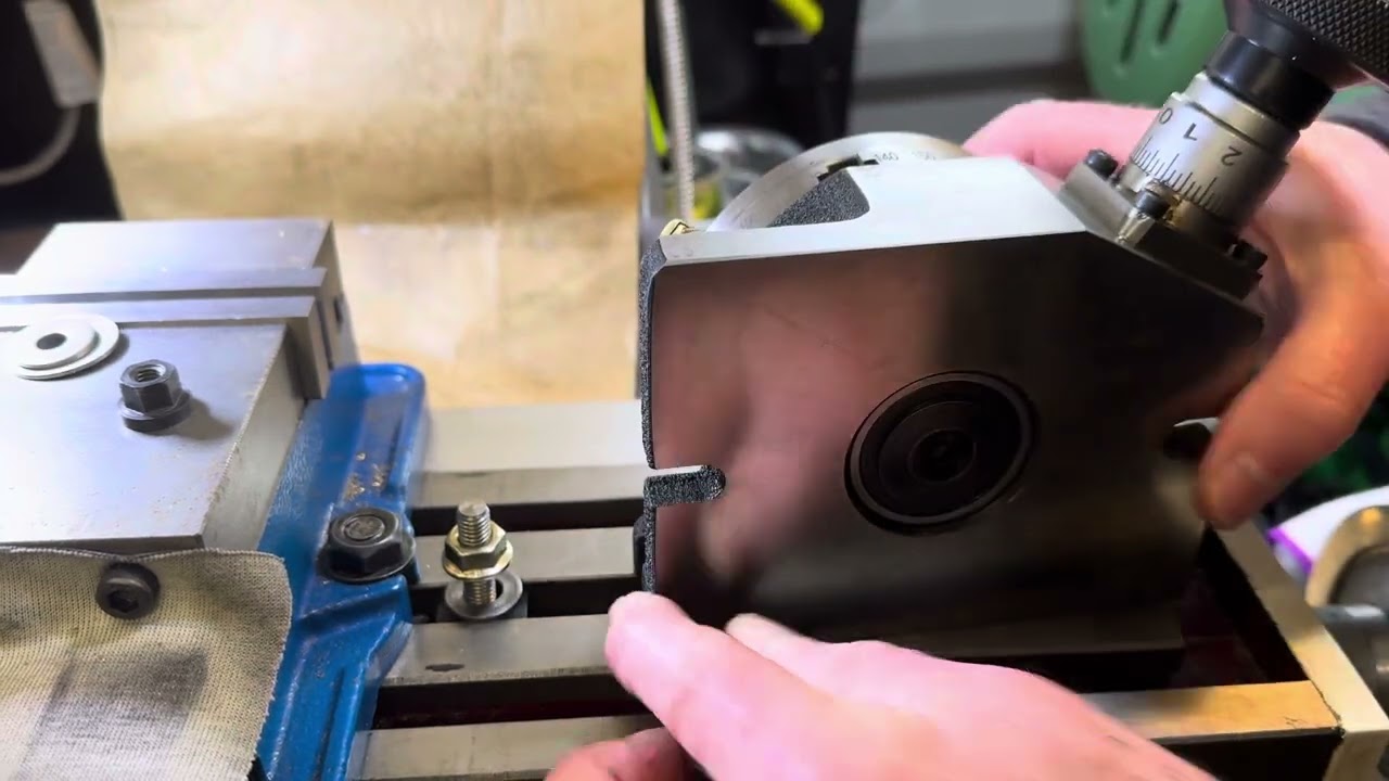 Adapting a Myford chuck for the Rotary  Mill Table.