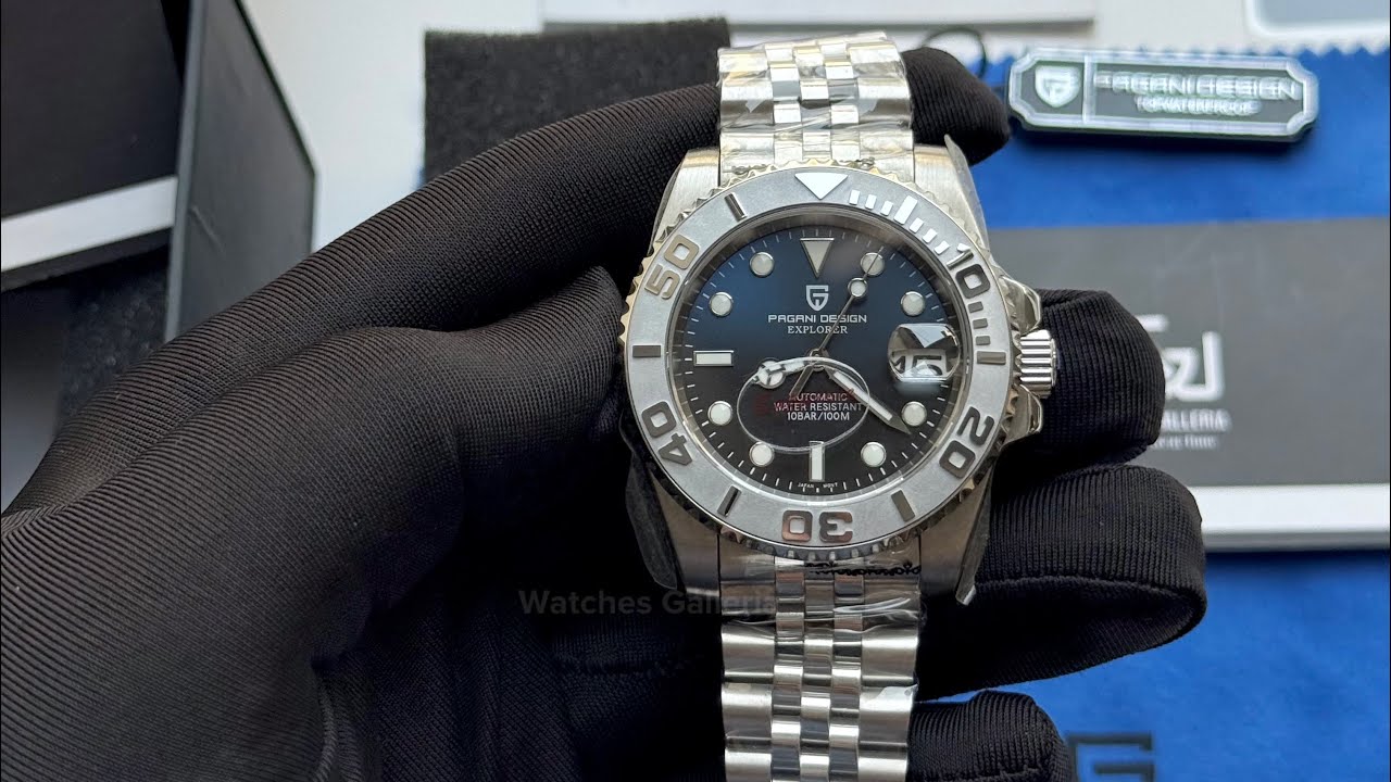 Pagani Design PD1651 Silver Blue Jubilee | Pagani Design Yachtmaster | Yachtmaster | #pd1651 #pagani