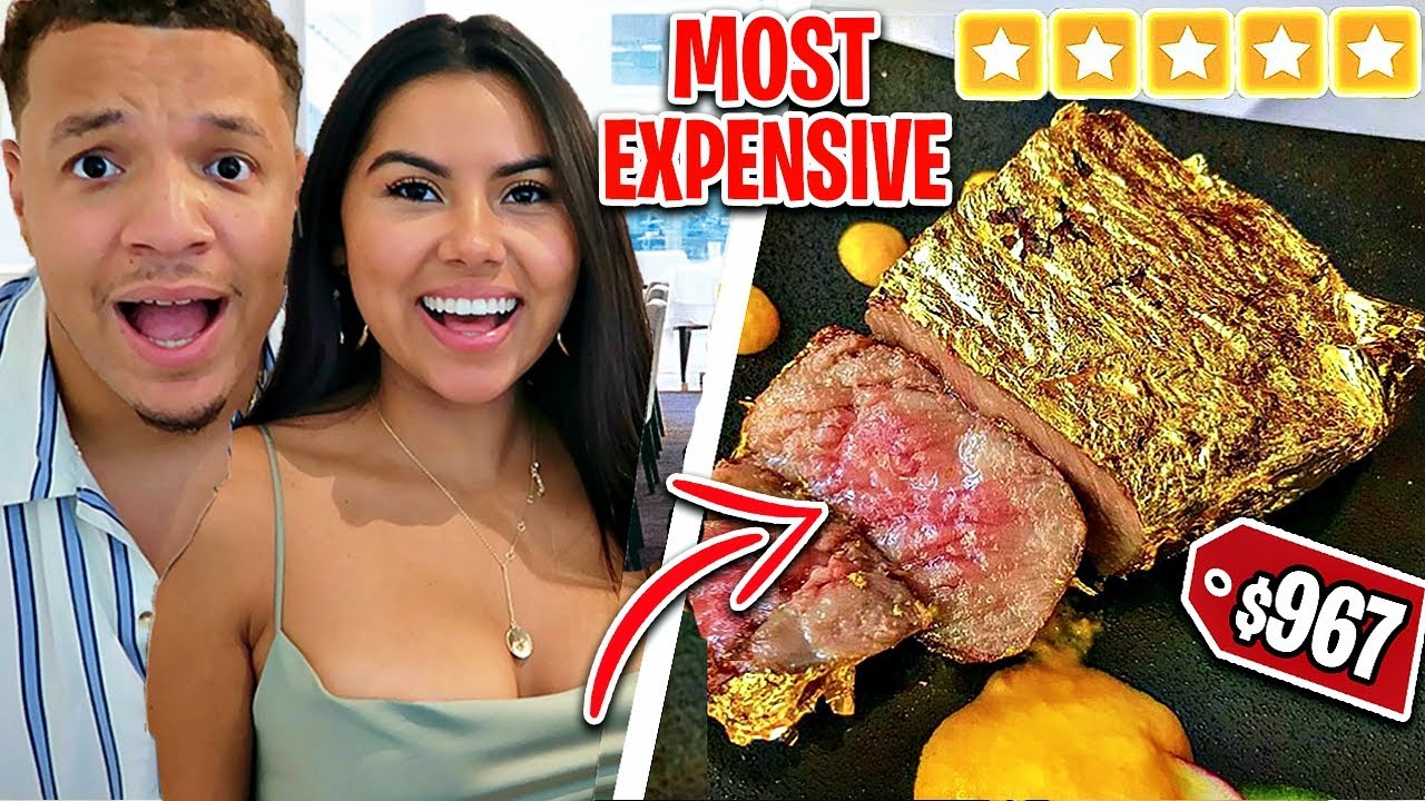 Taking MY GIRLFRIEND On The MOST EXPENSIVE Date!! (5 STAR Restaurant/Food Challenge)