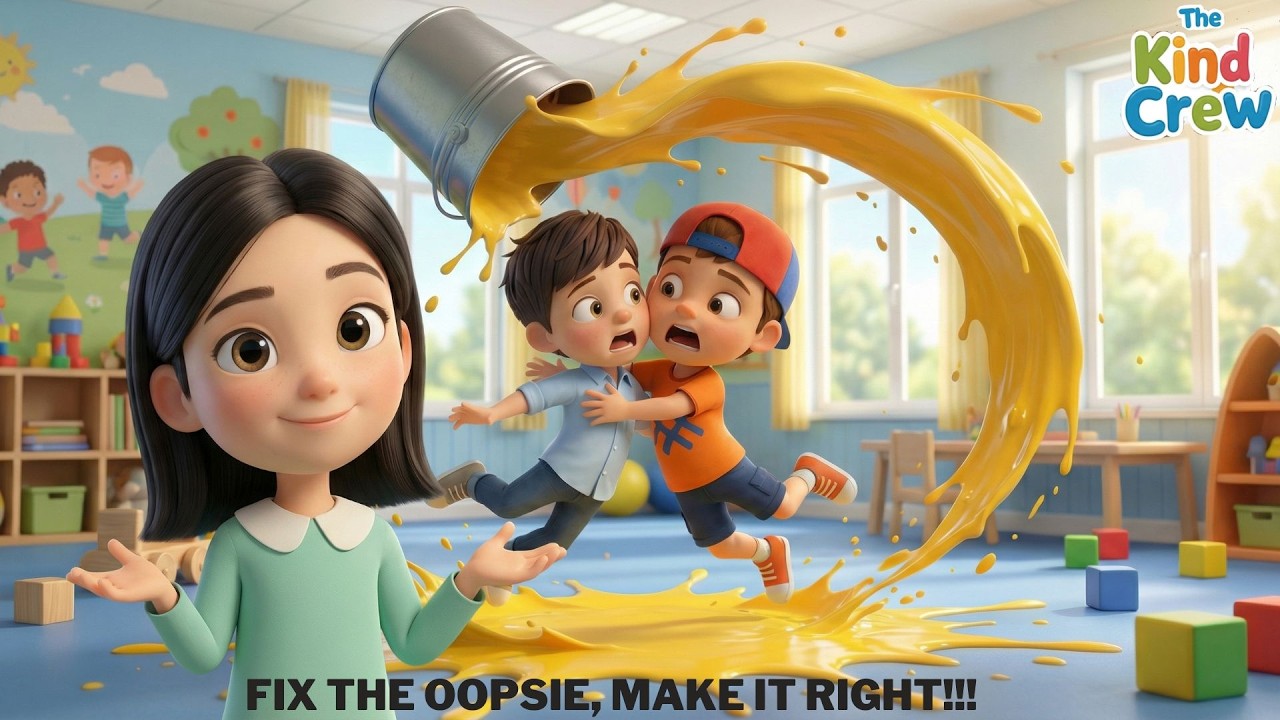 Fix the Oopsie, Make it Right! (Nursery Rhyme & Kids Song) | The Kindness Song | The Kind Crew