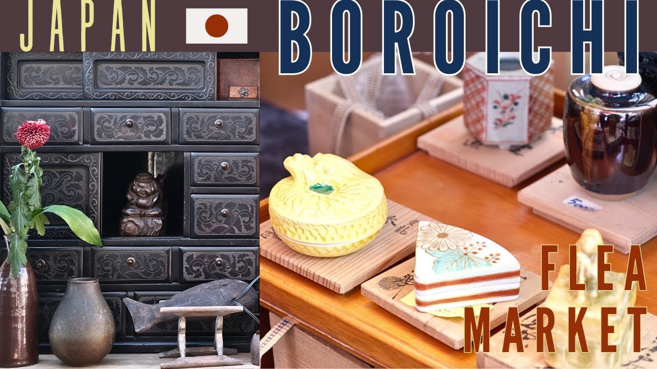 THRIFTING in JAPAN at BOROICHI, two day FLEA MARKET adventure TOKYO