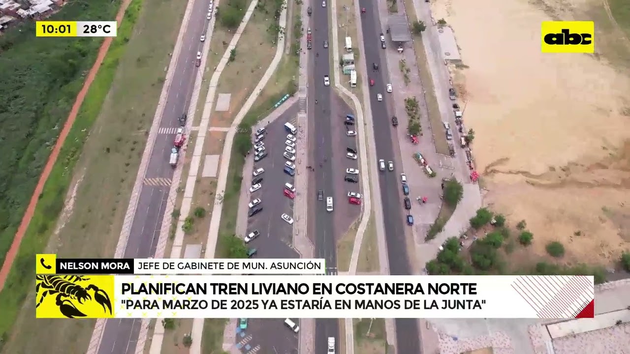 Tren liviano en Costanera Norte: Municipalidad anuncia llamado a concesión