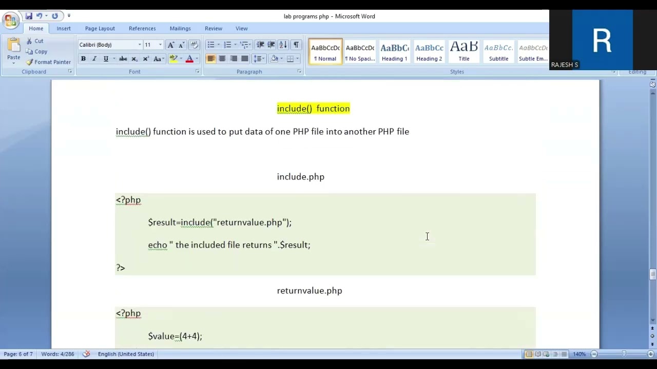 FILE HANDLING IN PHP
